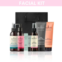 Beauty School Basics Facial Kit featuring Sukin skincare products for a complete facial routine.