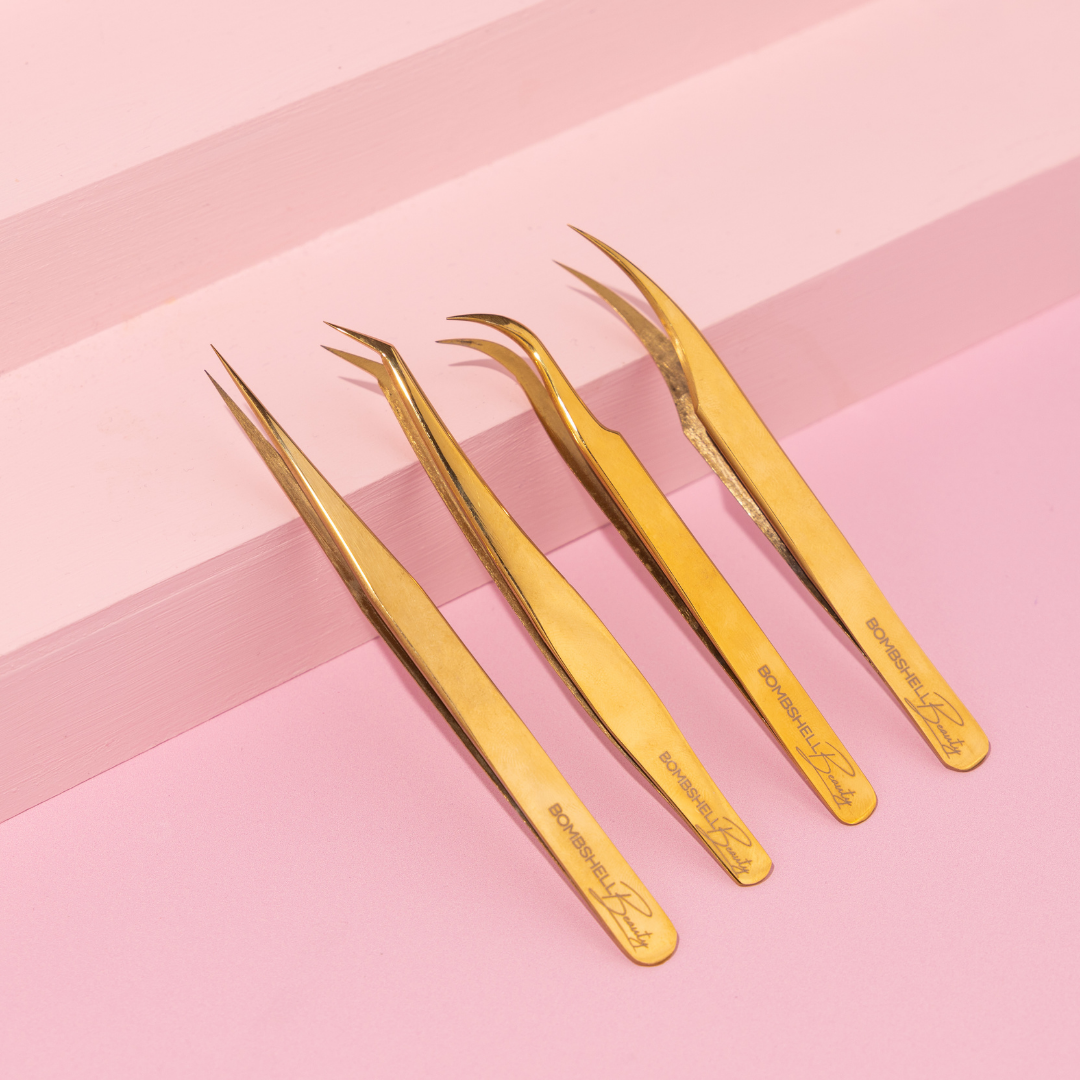 Pro Eyelash Extension Tweezers - Makeup and Beauty Courses Online