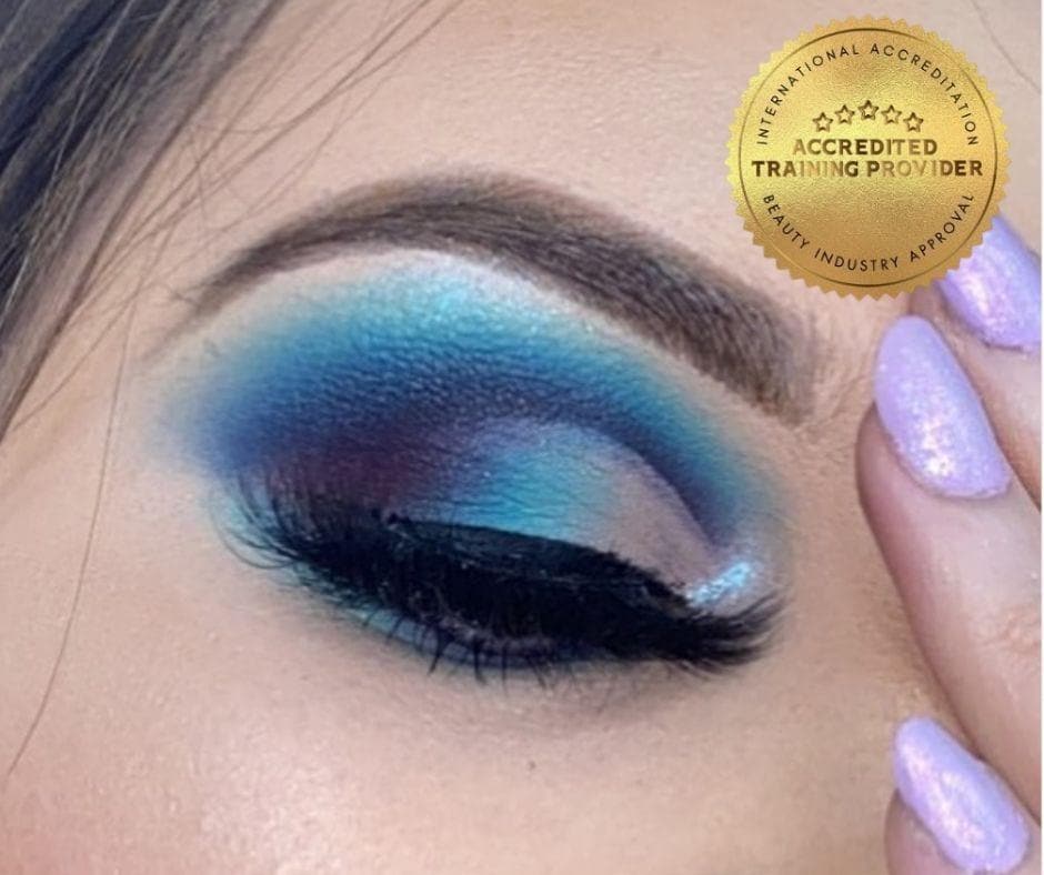 Learn Beginners Makeup with stunning eye makeup design showcasing vibrant colors and professional application.