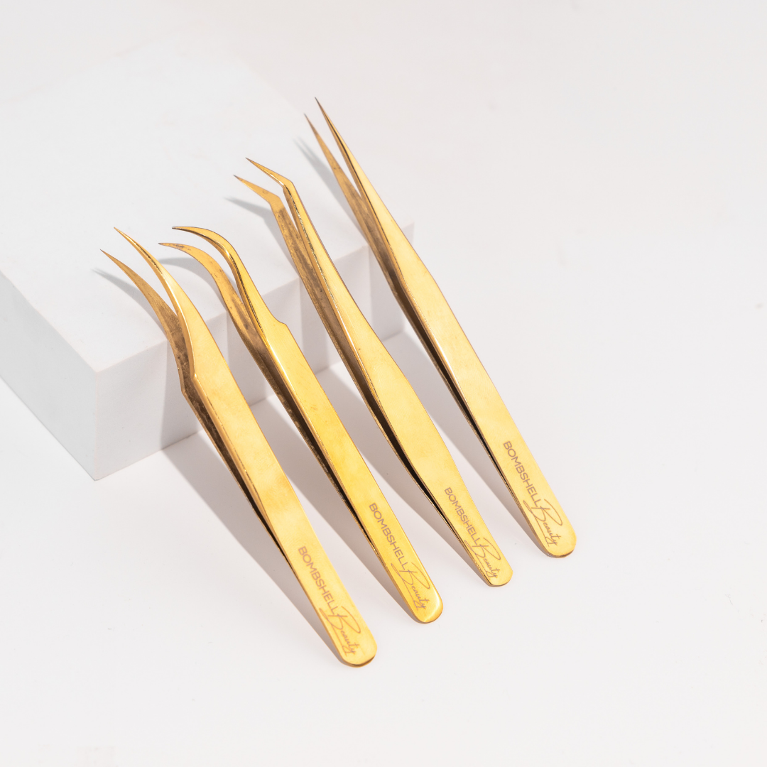 Pro Eyelash Extension Tweezers - Makeup and Beauty Courses Online