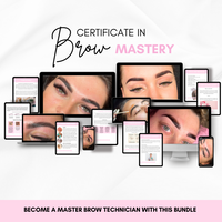 Certificate in Brow Mastery - Online Course Bundle