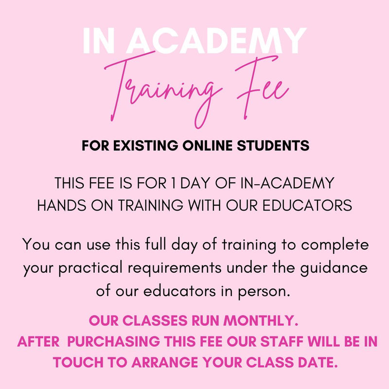Training Fee - Existing Online Students - Makeup and Beauty Courses Online